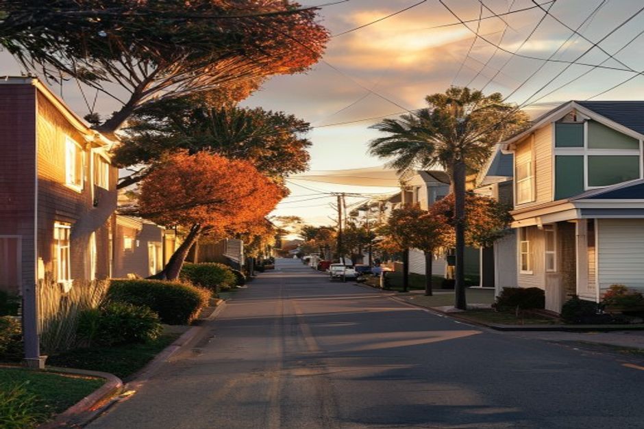 Auckland cityscape and suburban homes — the community Goodnest serves